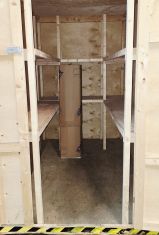 Empty Archive Storage Container - including shelving or racking