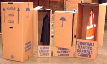 Portable Wardrobes allow easy transfer of garments and shoes