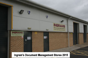 Ingrams specialised Document Storage and Archive Stoage facilities