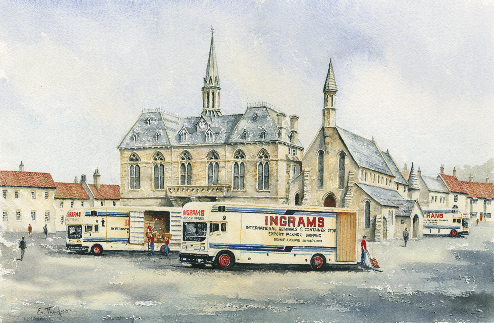 Ingrams Removals - commissioned painting - click to view fullsize