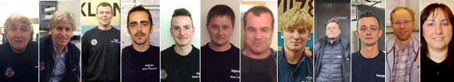 Ian, Malcolm and the lads (and lasses) from Ingram's