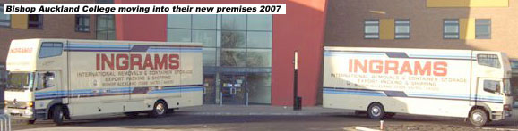Moving Bishop Auckland College into their new premises 2007