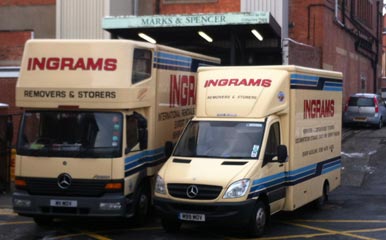 Ingram's clearing the contents of Marks & Spencers