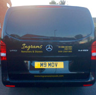 New Mercedes Vito van -packaging deliveries - home surveys - archive collections and deliveries - staff transport