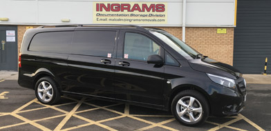 New Mercedes Vito van -packaging deliveries - home surveys - archive collections and deliveries - staff transport